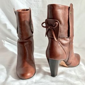 Dolce Vita - Dark Caramel Tie-Bow Back Bootie (BUY 3 GET 1 FREE!)*